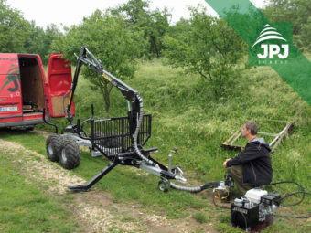 Vyvážačka Vahva Jussi 1500_320 za koňa