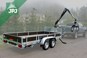 Vyvážačka s hydraulickou rukou VJ 320 a Dodge RAM