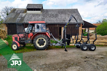 Traktorová vyvážačka 3000_500 a Zetor